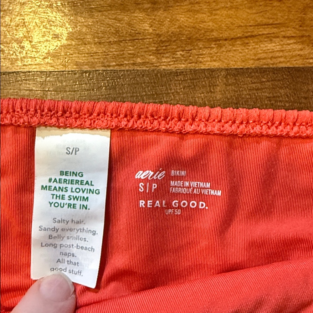 Aerie ribbed Bikini Sz Small C1 - Picture 3 of 4
